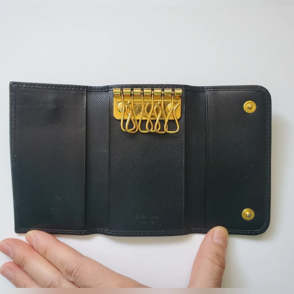 Prada Women's Saffiano Leather Key Holder - Picture 7 of 13